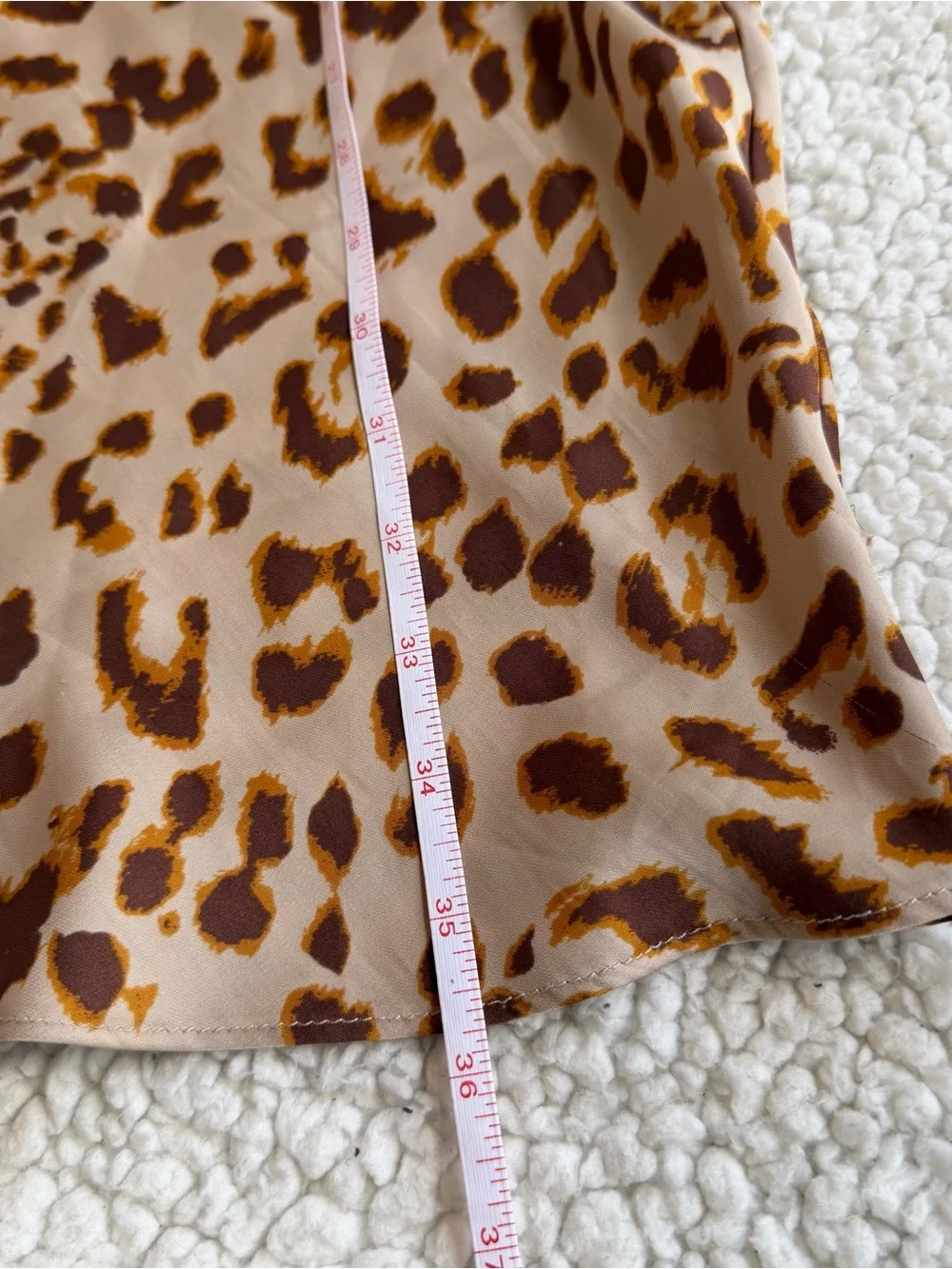 Free People Cheetah Leopard Print Satin Maxi Skirt Size 4